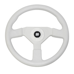 Колесо рулевое Ultraflex 350мм белое ударопрочный термопластик (V.38W)